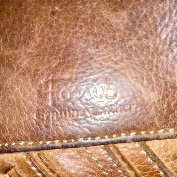 Brown fossil wallet. - Picture 5 of 5